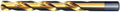 1/2" Heavy Duty TiN Coated Jobber Drill, HSS 6pk A1488