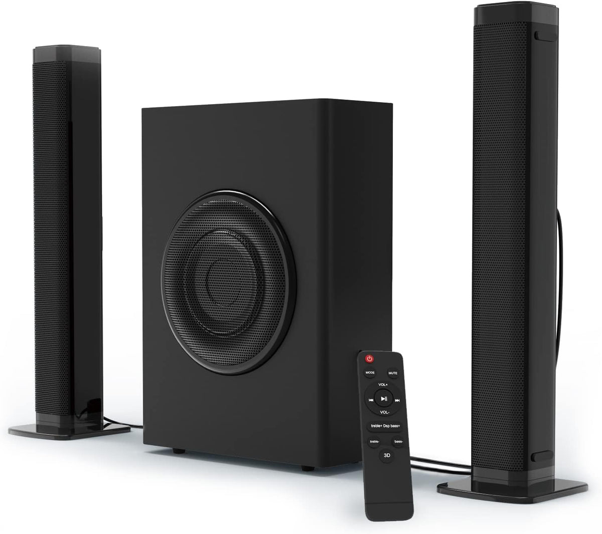 Sound Bars for TV with Subwoofer, 2.1 Channel H15763