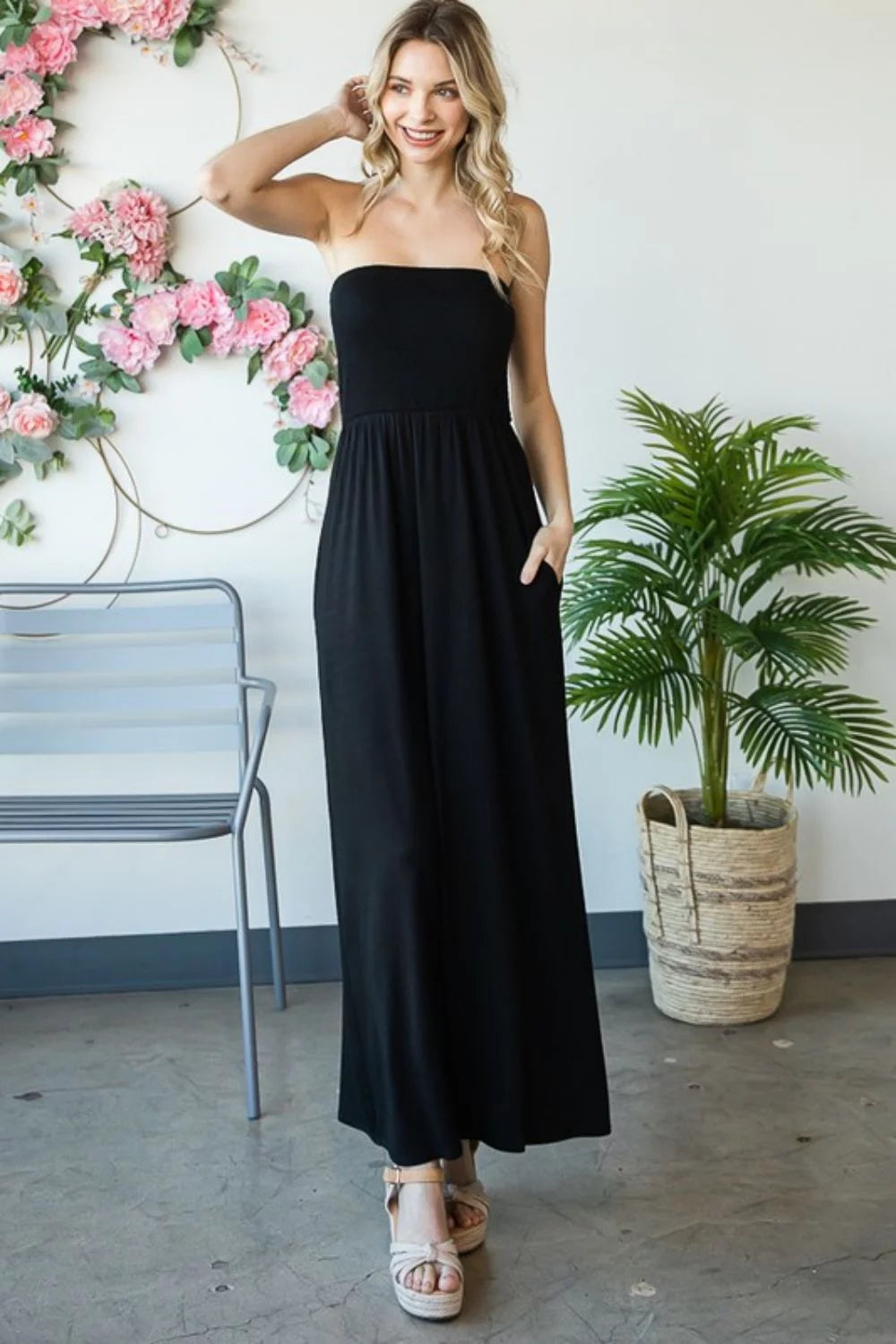 Strapless Maxi Dress F563530