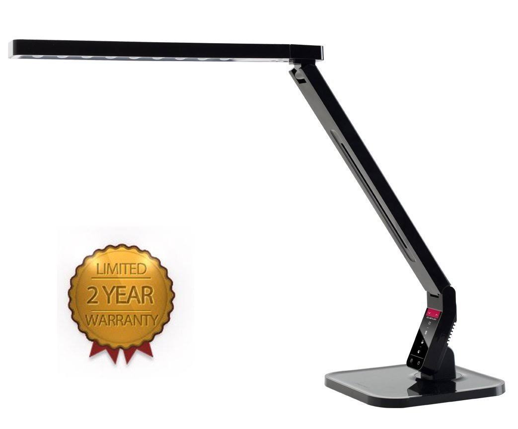 Black Smart LED Lamp with Tilting Head F6116