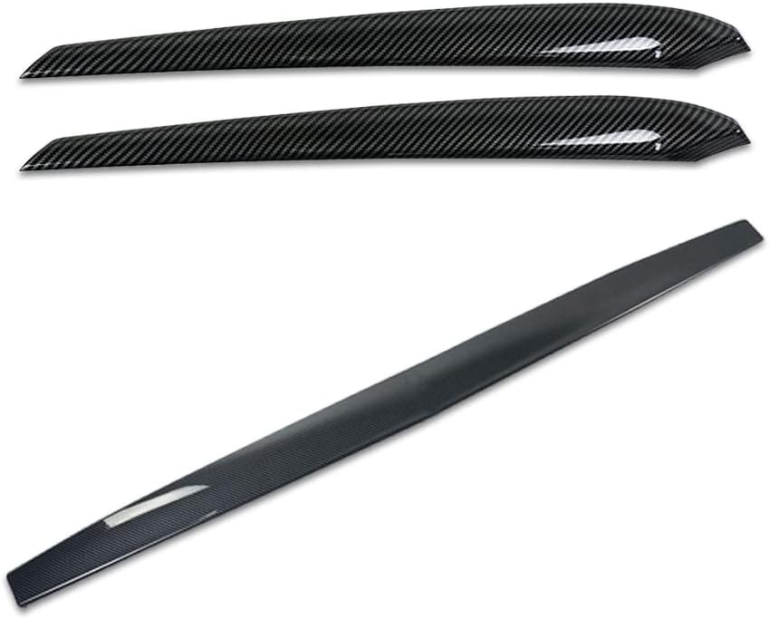 Carbon Fiber Pattern Dashboard Interior Panel Trim Cover Model 3 X341
