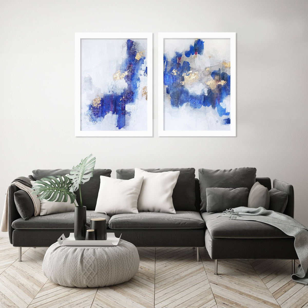White Framed Print Set D575572
