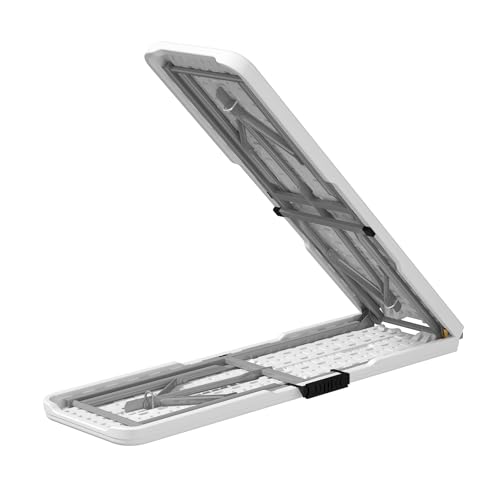 White 6ft Plastic Folding Bench 2 Pack H610214