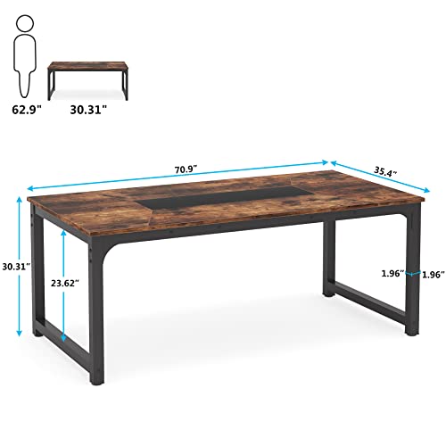 White 63 x 31.5 inch Computer Desk A81639