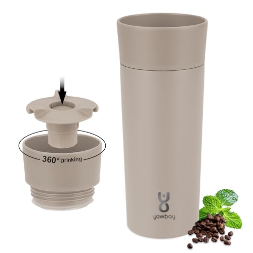 16 oz Stainless Steel Insulated Travel Coffee Mug B254163