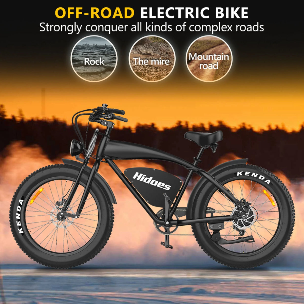 1200W Electric Bike with 26in. Fat Tire O3907