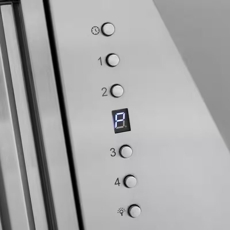30 in. 400 CFM Ducted Wall Mount Range Hood in Stainless Steel D70612