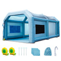 Inflatable Paint Booth 26x15x11ft with Filter System Blower A156028