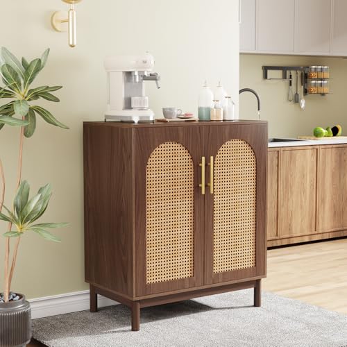 Set of 2 Rattan Sideboard Buffet with Storage W502