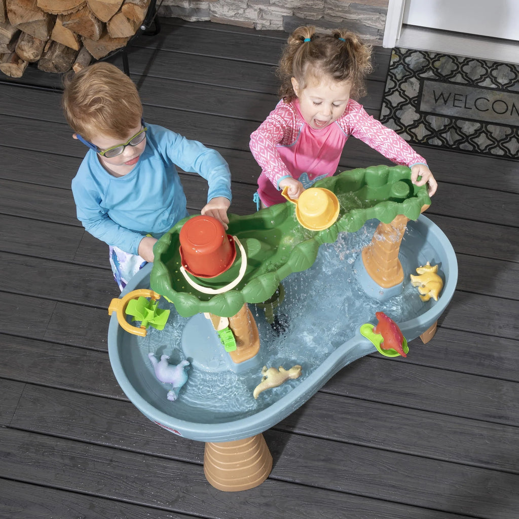 Gray Plastic Water Table with 13-piece Playset K989