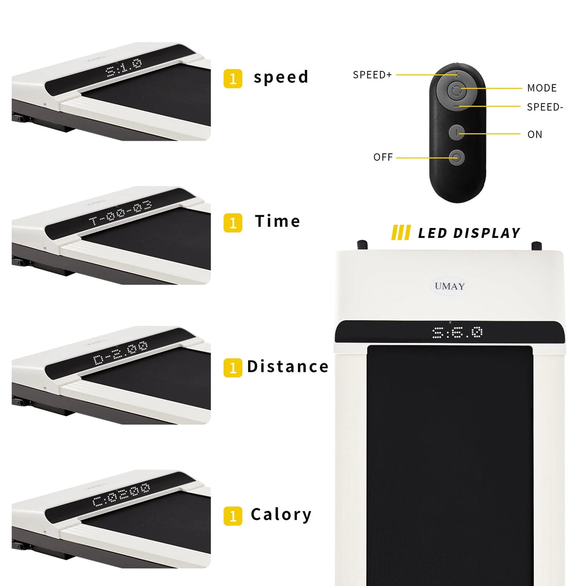 Foldable Electric Treadmill M33699