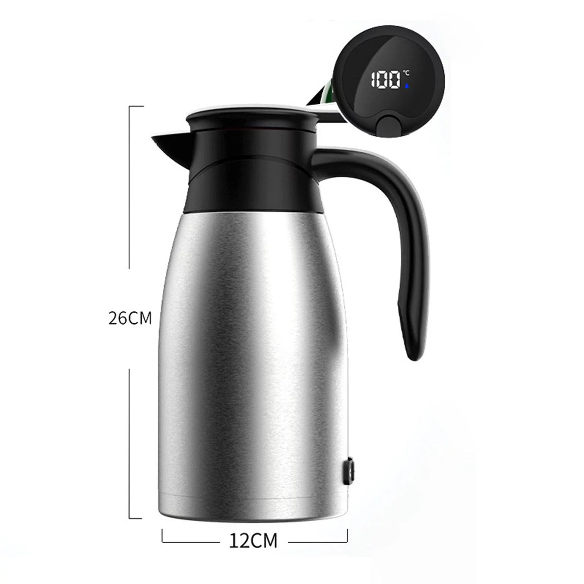 12V Portable Stainless Steel Car Kettle 1400ml X320