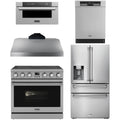 36 Electric Range, Range Hood, Refrigerator, Dishwasher and Microwave E54753