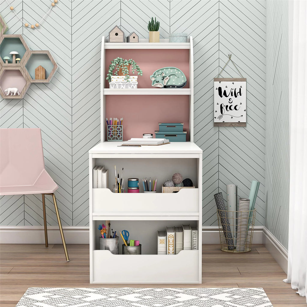 White Kids Craft Desk H7063