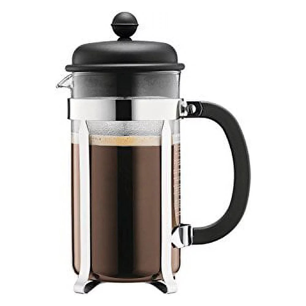 French Press Coffee Maker, 8 Cup, 1 Liter, 34oz with 2 Glass Mugs F7559