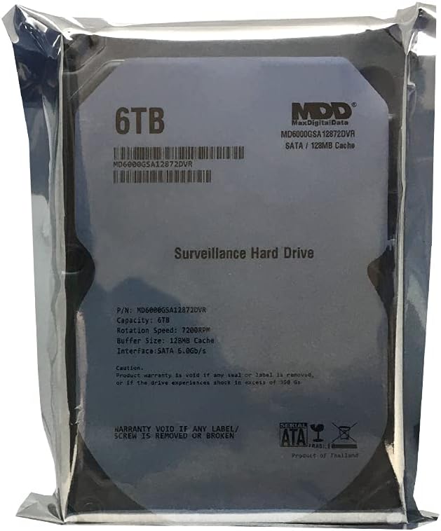 6TB 7200RPM 128MB Cache SATA 3.5 Internal Hard Drive Pack of 2 G133168