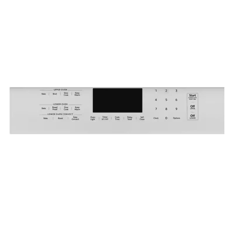 6.0 cu. ft. Double Oven Gas Range with Self-Cleaning Convection Oven in White W26130