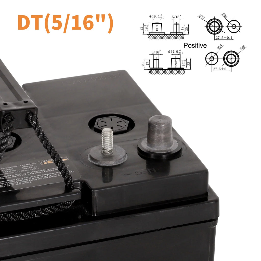 6V 210ah Deep Cycle AGM Battery Y183