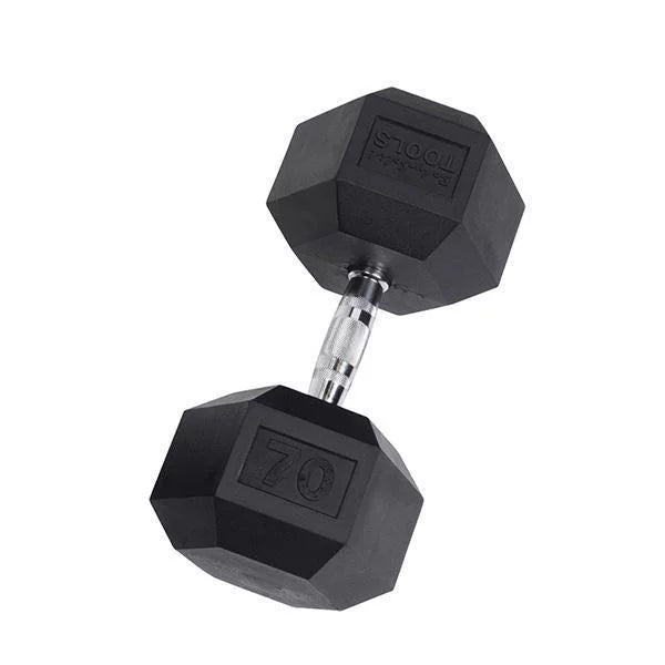 Rubber Hex Dumbbell D5651