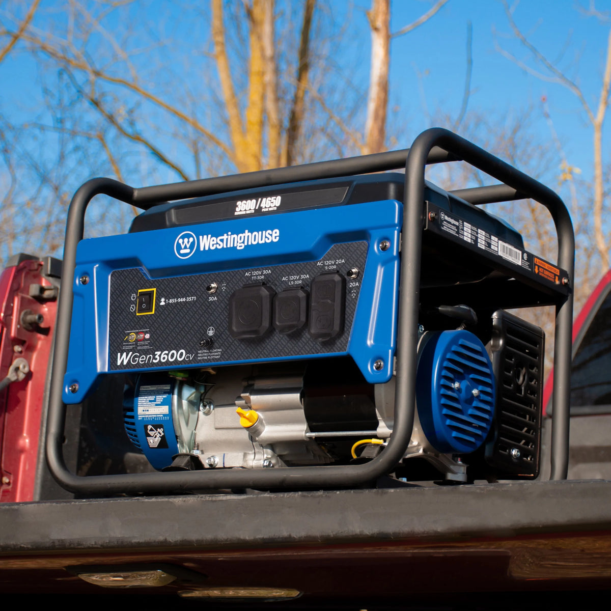 4650 Peak Watt Portable Gas Powered Generator F686027