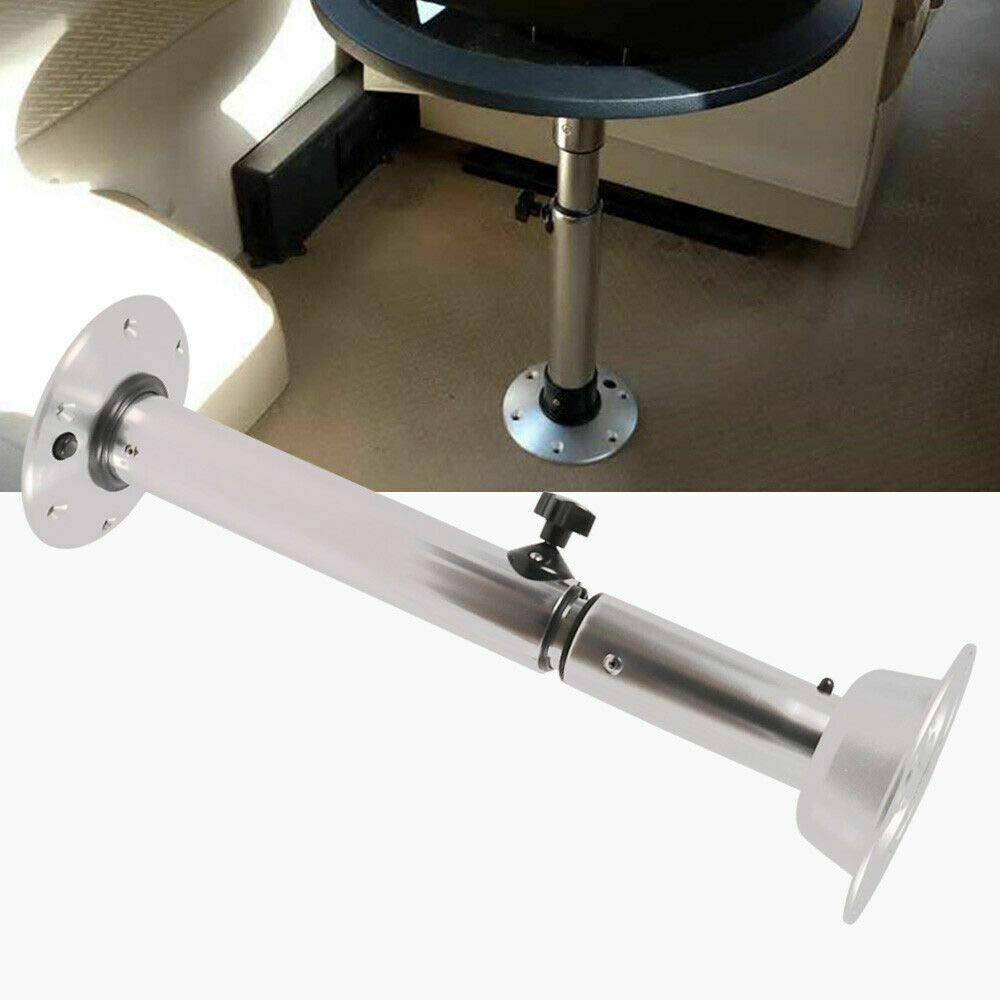 Adjustable 22-28 Table Pedestal Stand Base Silver Aluminum Z3259
