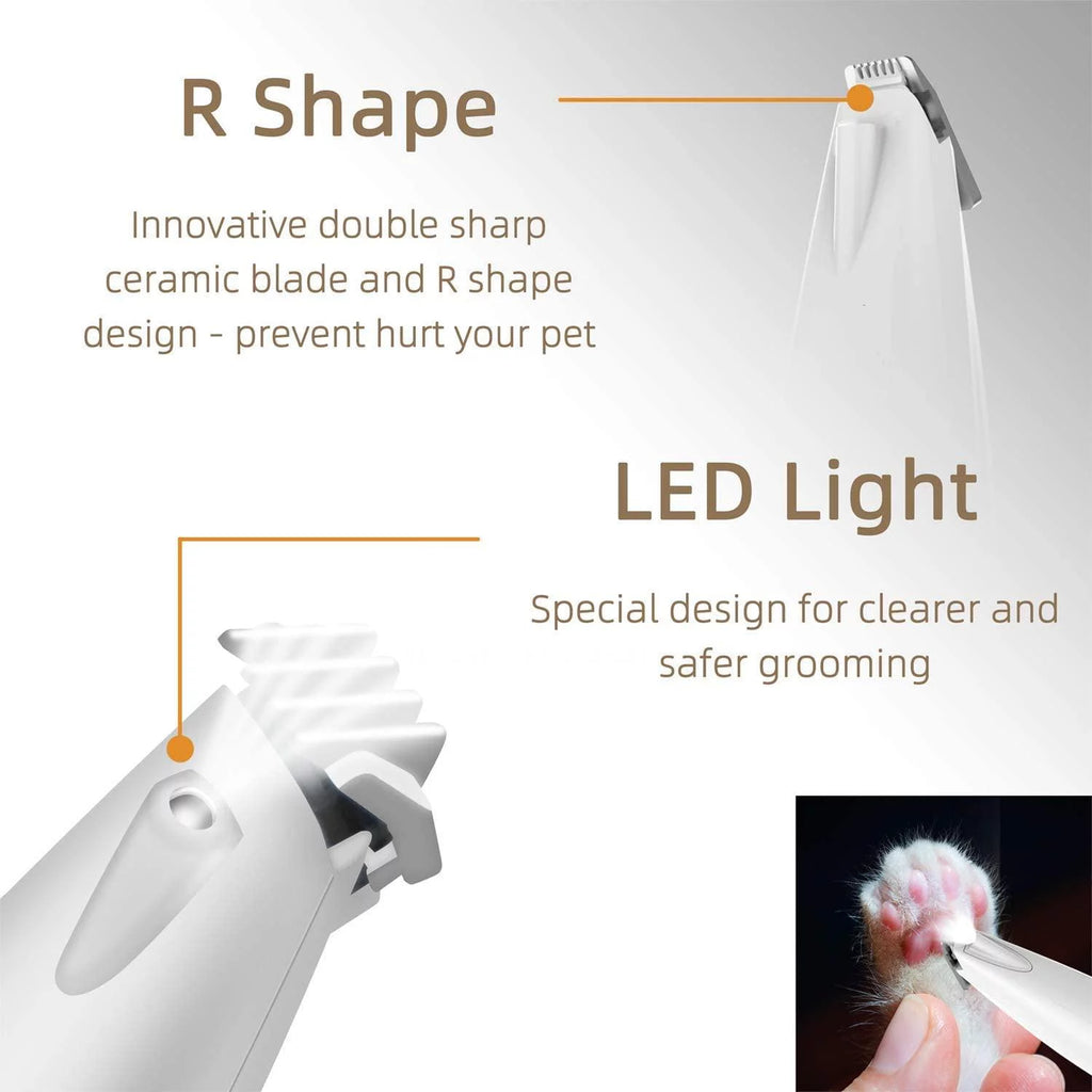 Cordless Rechargeable Electric Dog Paw Fur Trimmer U148690