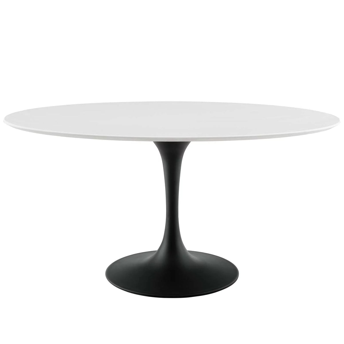 Oval Wood Metal Steel Dining Table K307