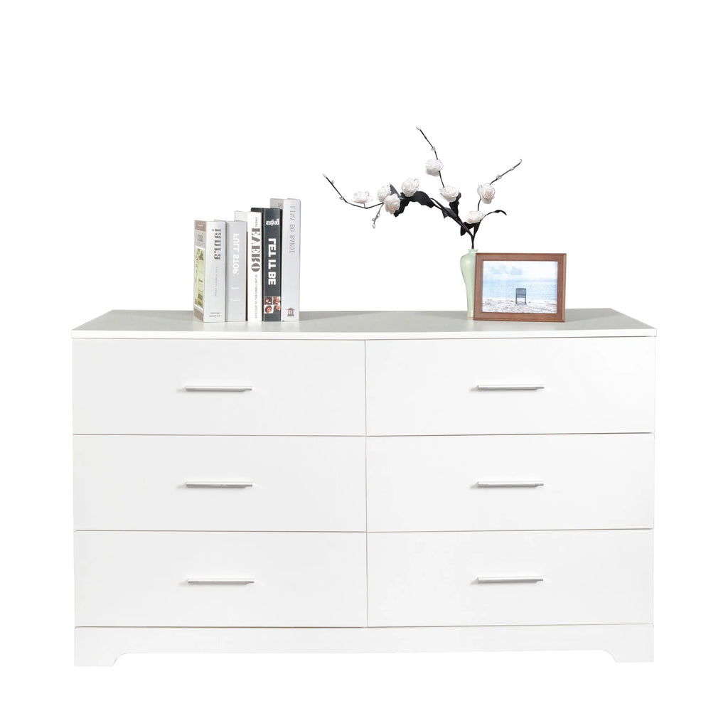 6 Drawer White Dresser R223544