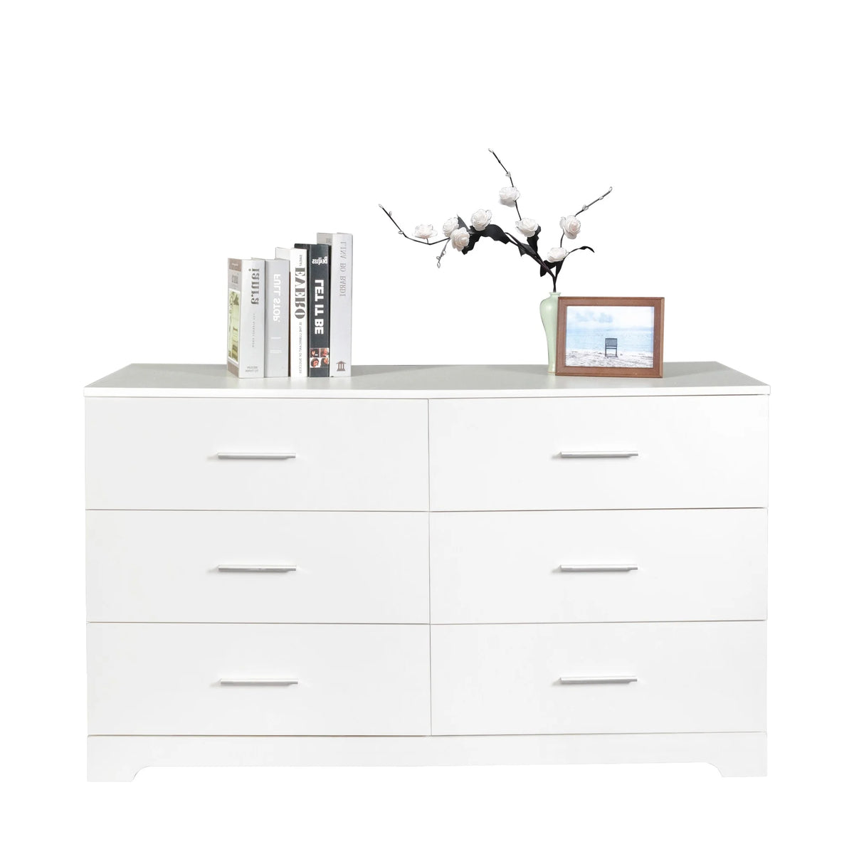 6 Drawer White Dresser R223544