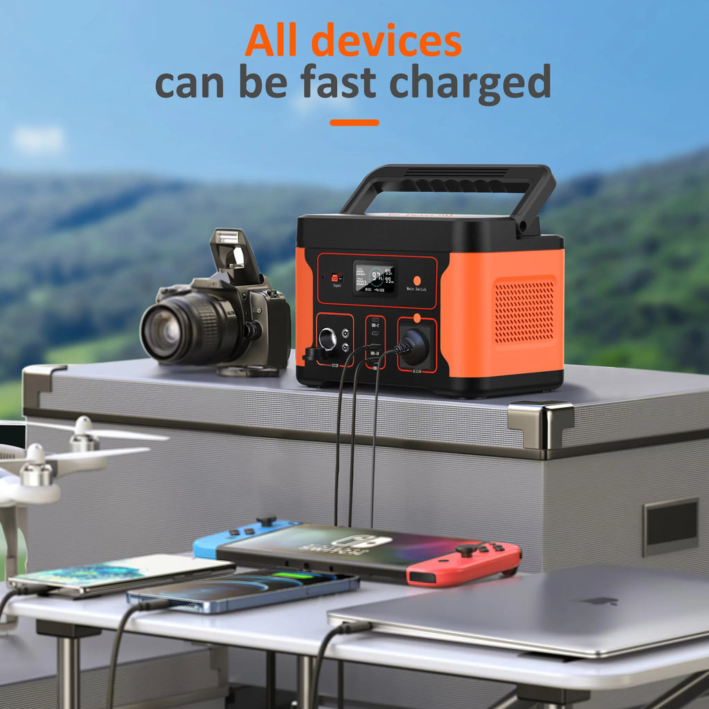 Portable Power Station 600W 550Wh LiFePO4 Battery Z23739
