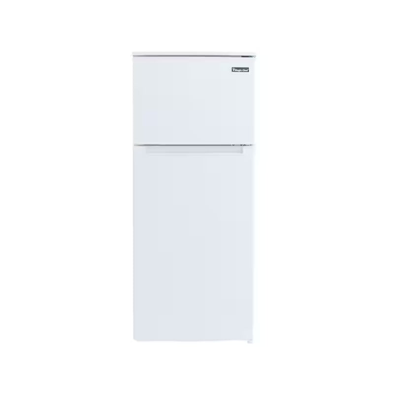 18.5 in. W 4.5 cu. ft. 2-Door Mini Refrigerator with Freezer in White G69014