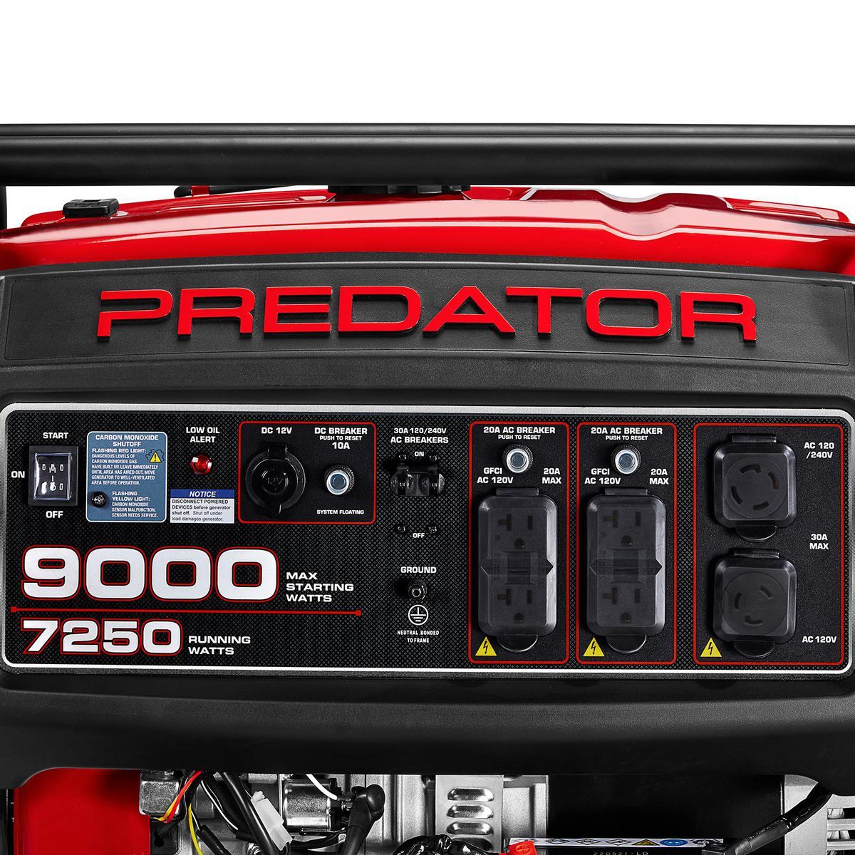 9000 Watt Gas-Powered Portable Generator Y40993