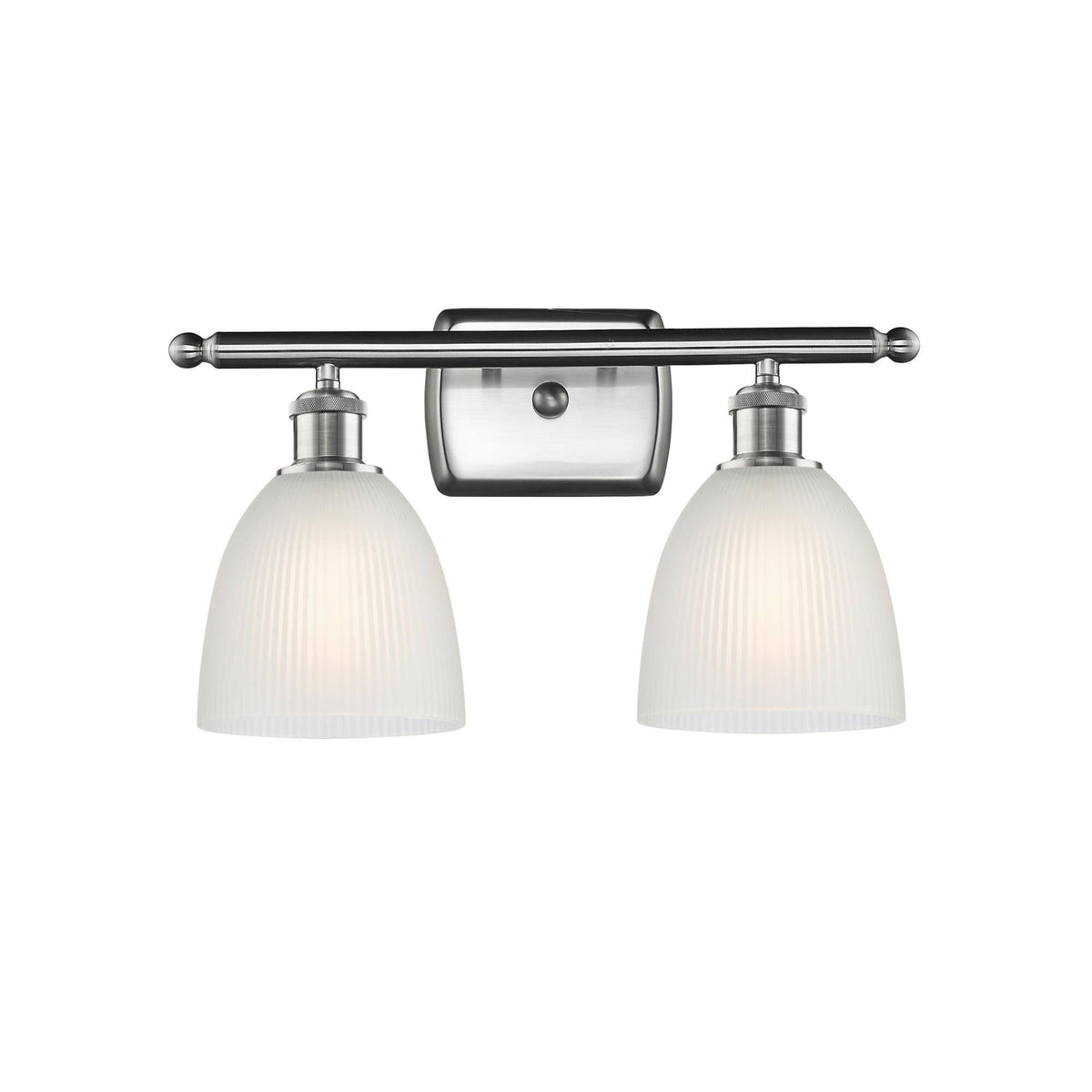 Brushed Satin Nickel 2 Light Bath Vanity Light P29949