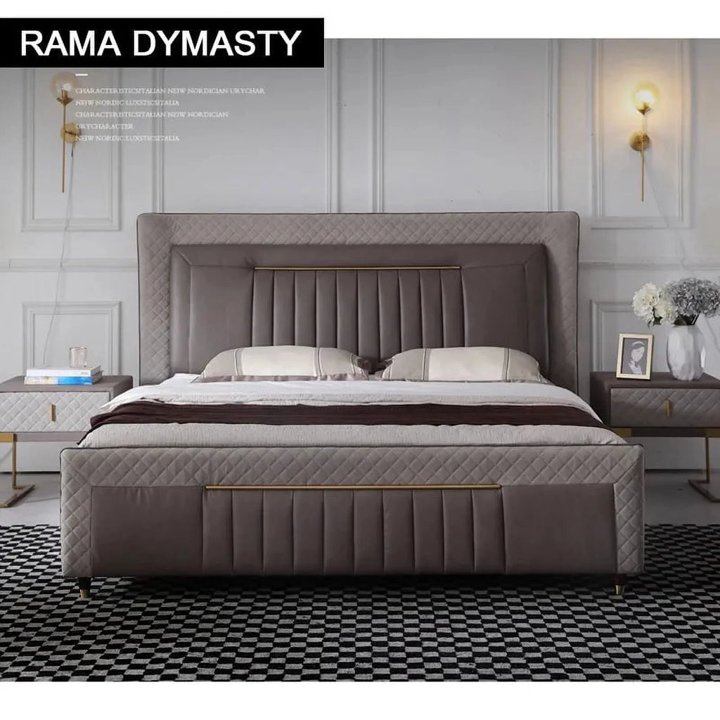 Genuine Leather King Queen Size Bed Z4029
