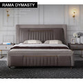 Genuine Leather King Queen Size Bed Z4029