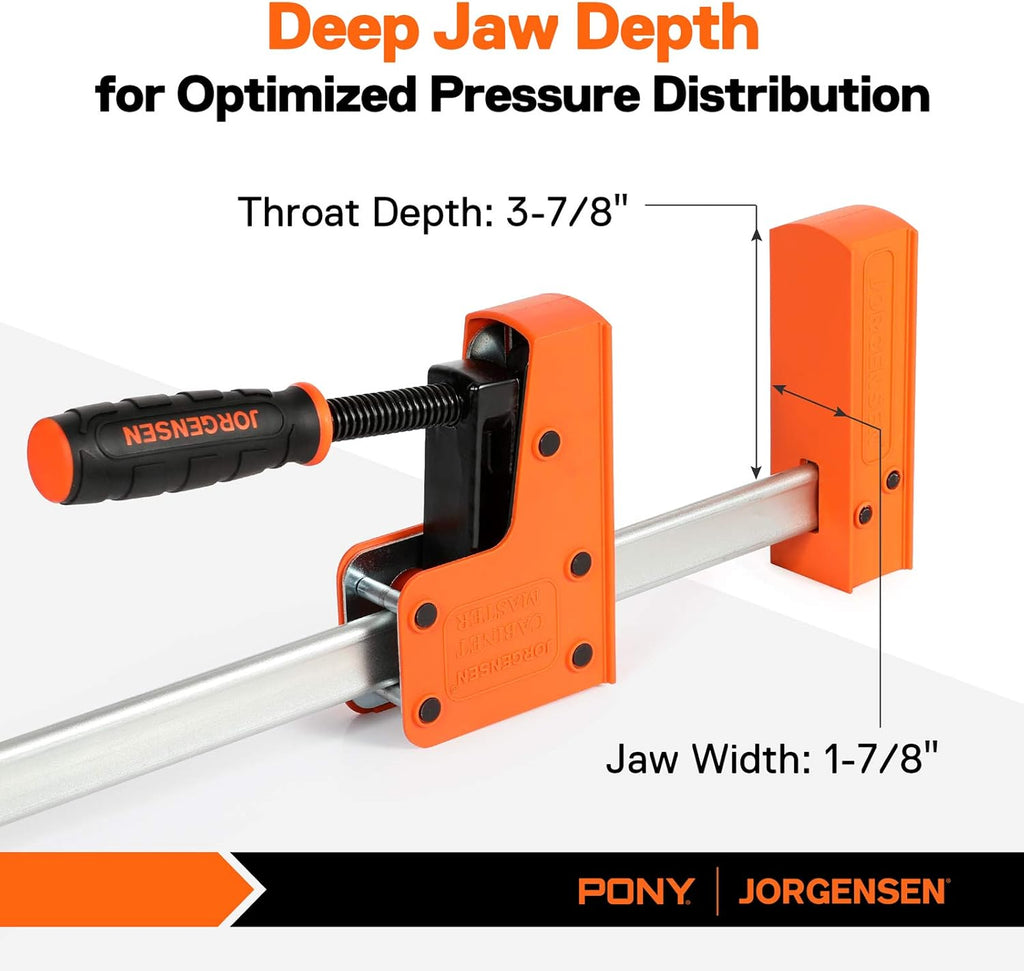 36-inch 90° Parallel Jaw Bar Clamp Set, 2-pack T921195
