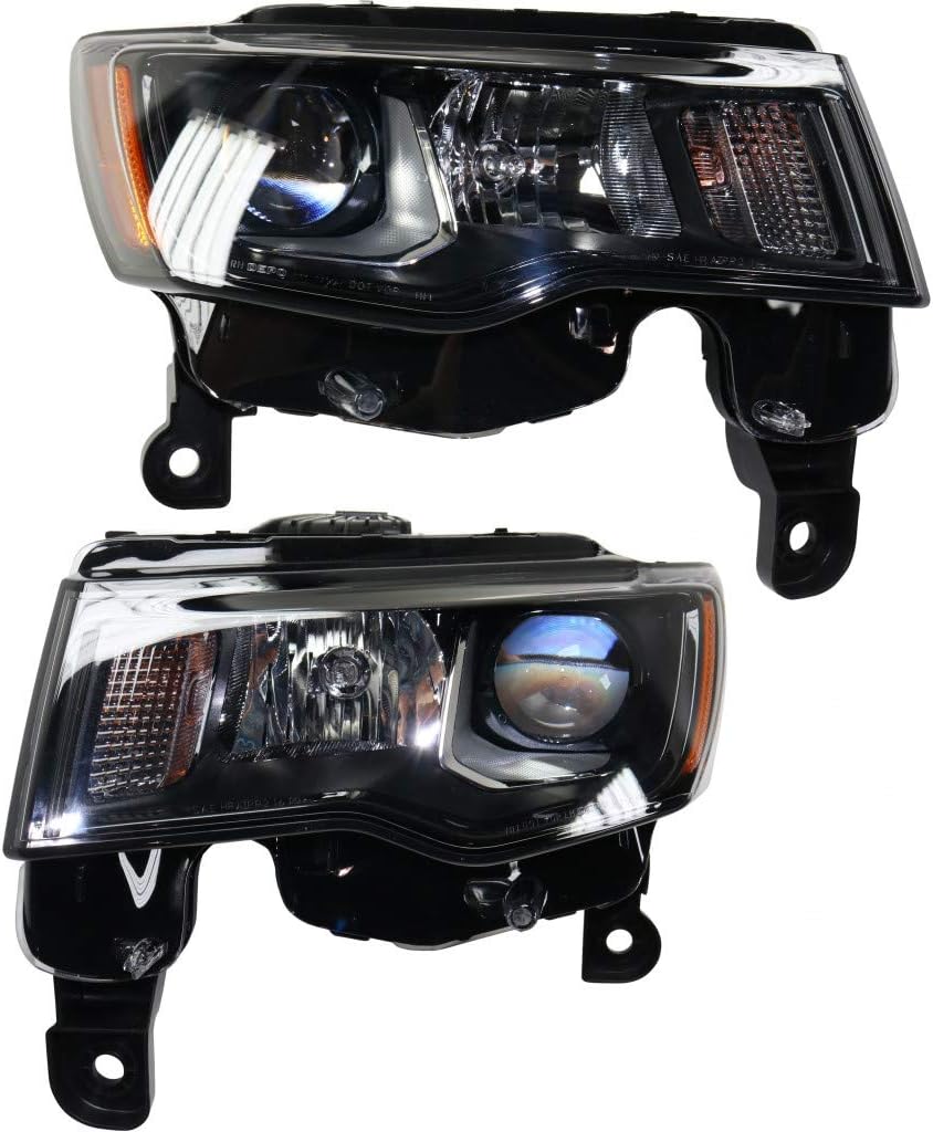 Jeep Grand Cherokee Driver Side Halogen Headlight Assembly T237474