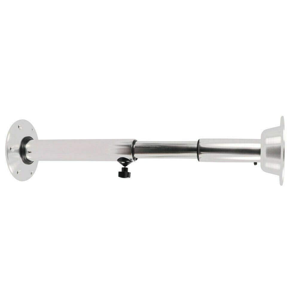 Adjustable 22-28 Table Pedestal Stand Base Silver Aluminum Z3259