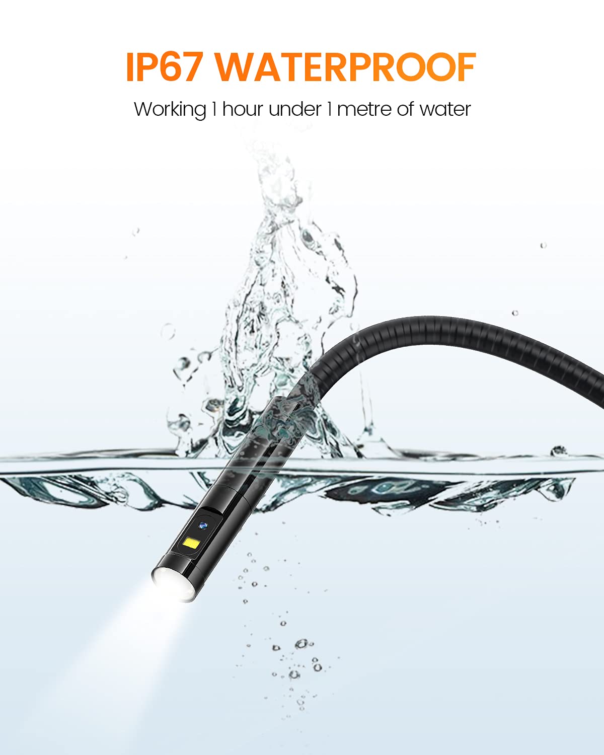 Dual Lens Inspection Camera with Light 1080p M9338