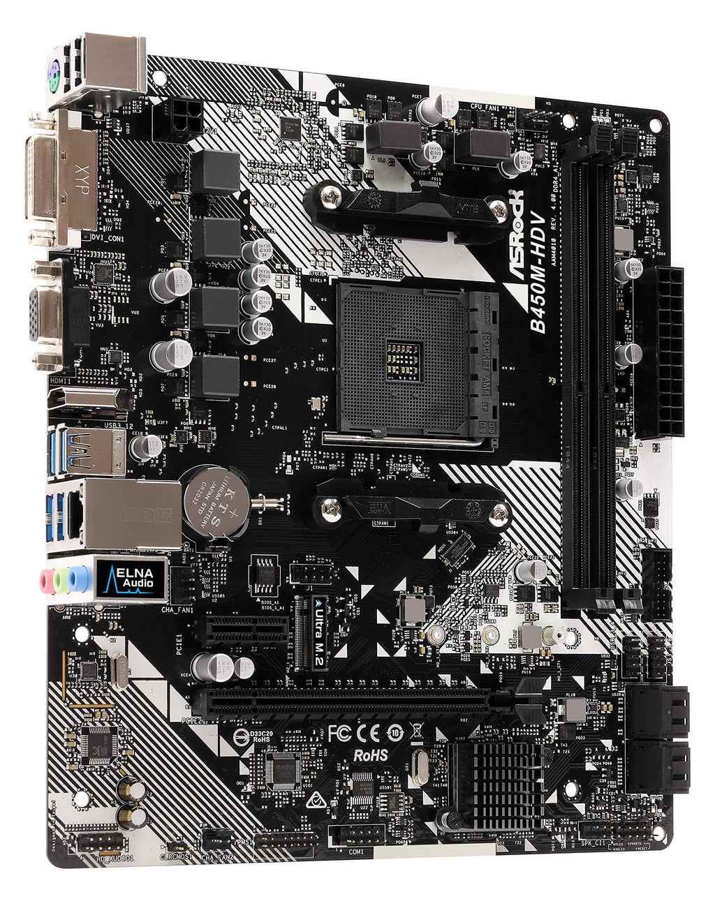 B450 MicroATX Motherboard Socket AM4 K6101