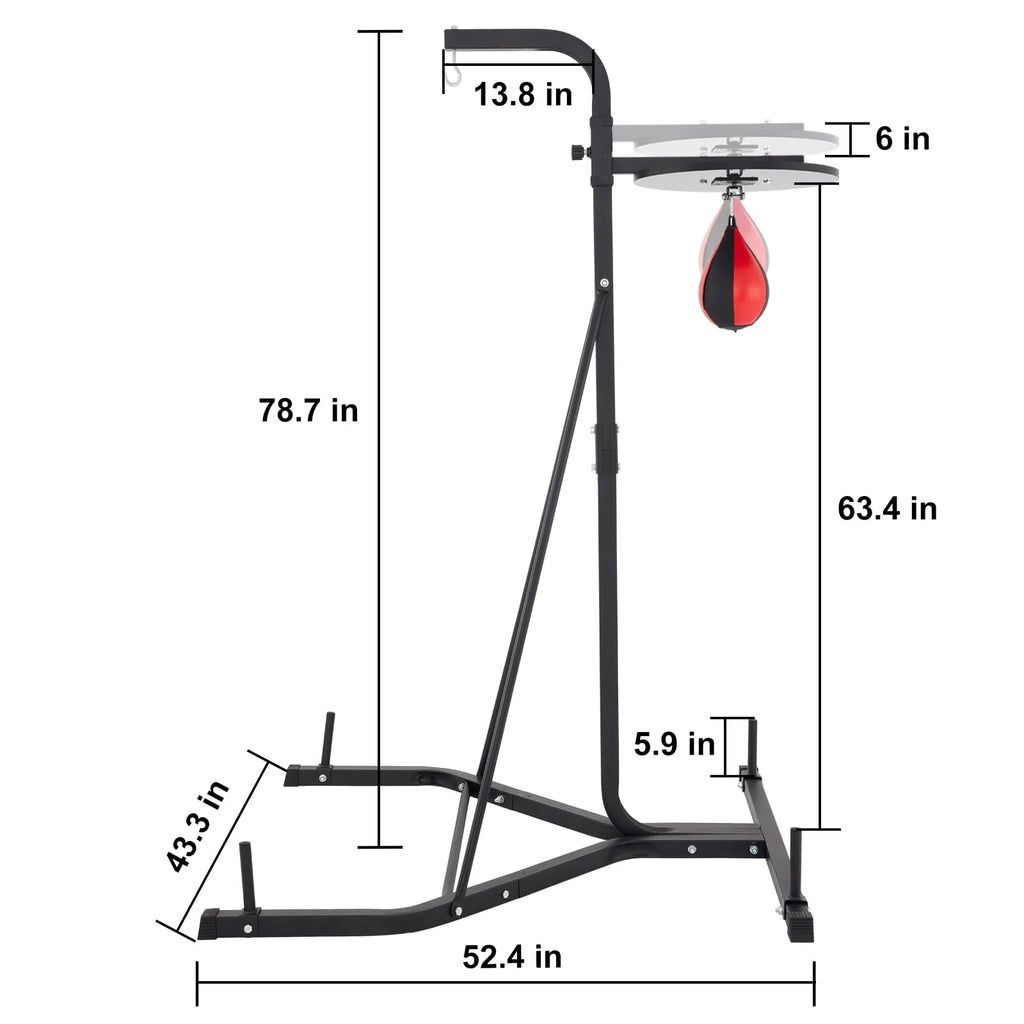 Free Standing Foldable Single Station Punching Bag Stand P85379