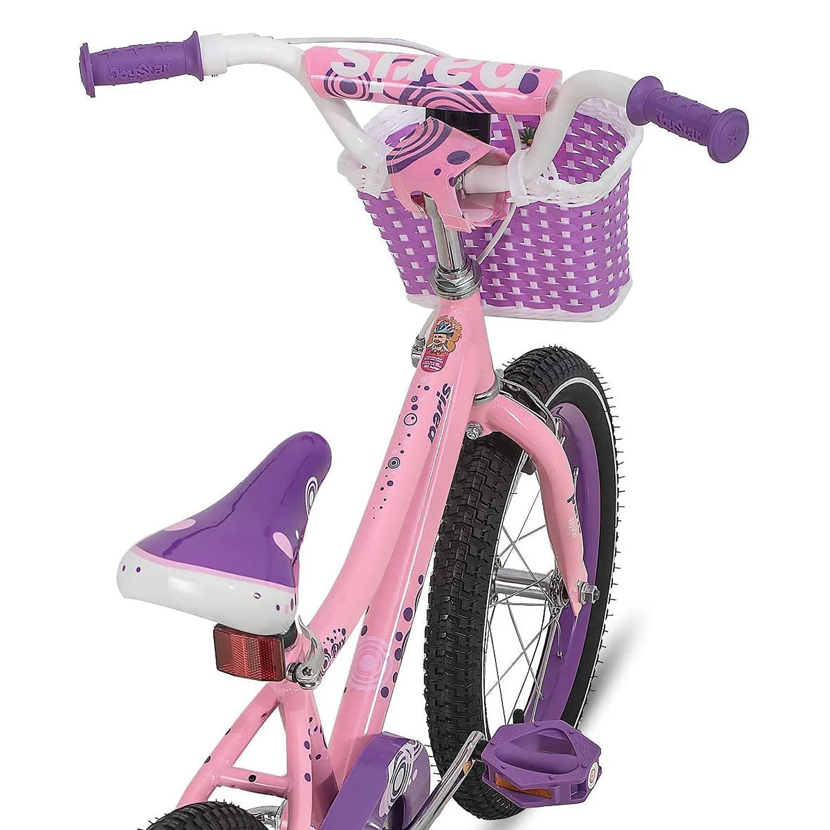 18 Inch Girls Training Wheel Bike E4079