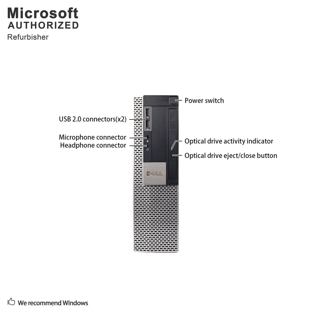 Restored Dell Optiplex 960 3.0GHz 4GB 160GB Windows 10 Pro SFF Computer C356