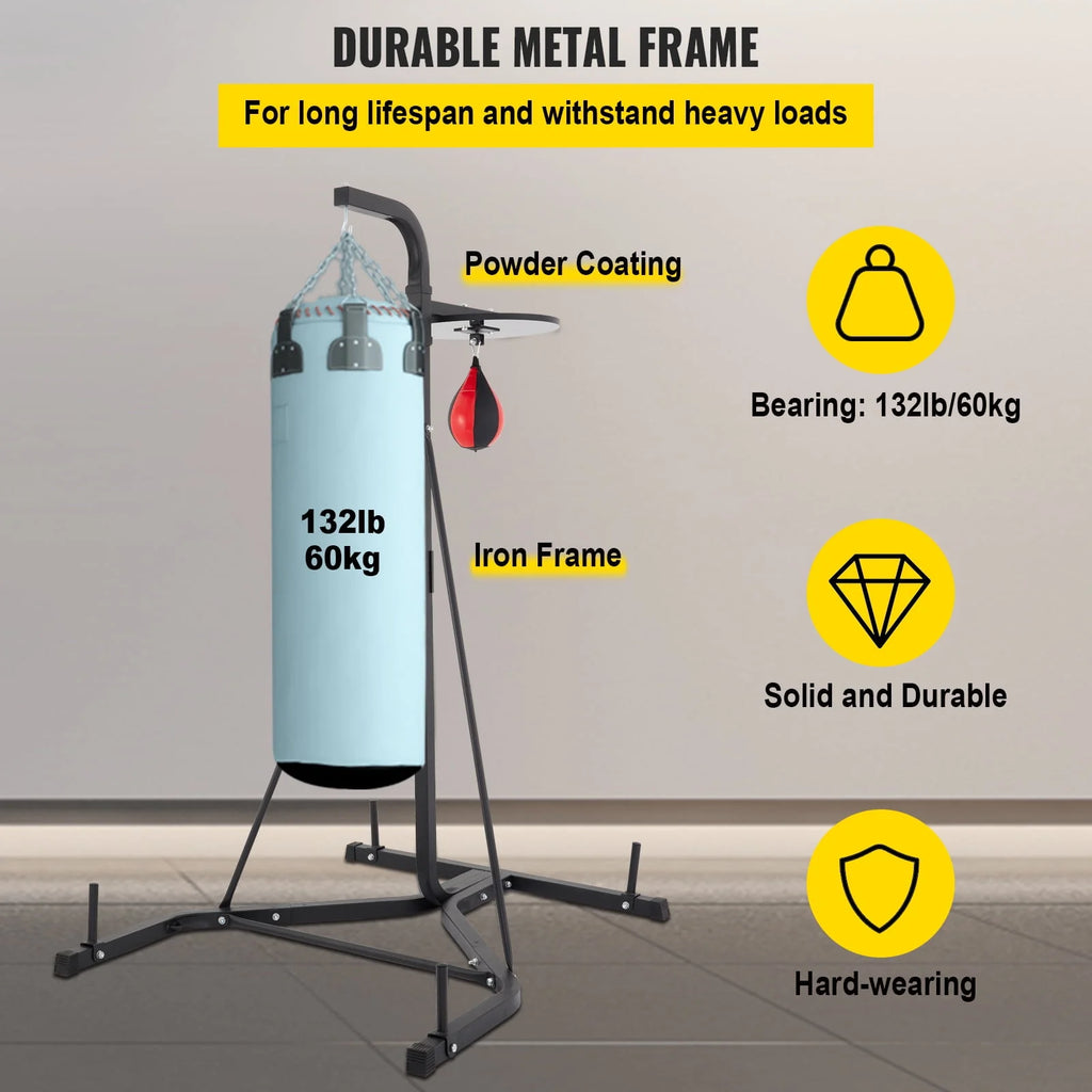 Free Standing Foldable Single Station Punching Bag Stand P85379
