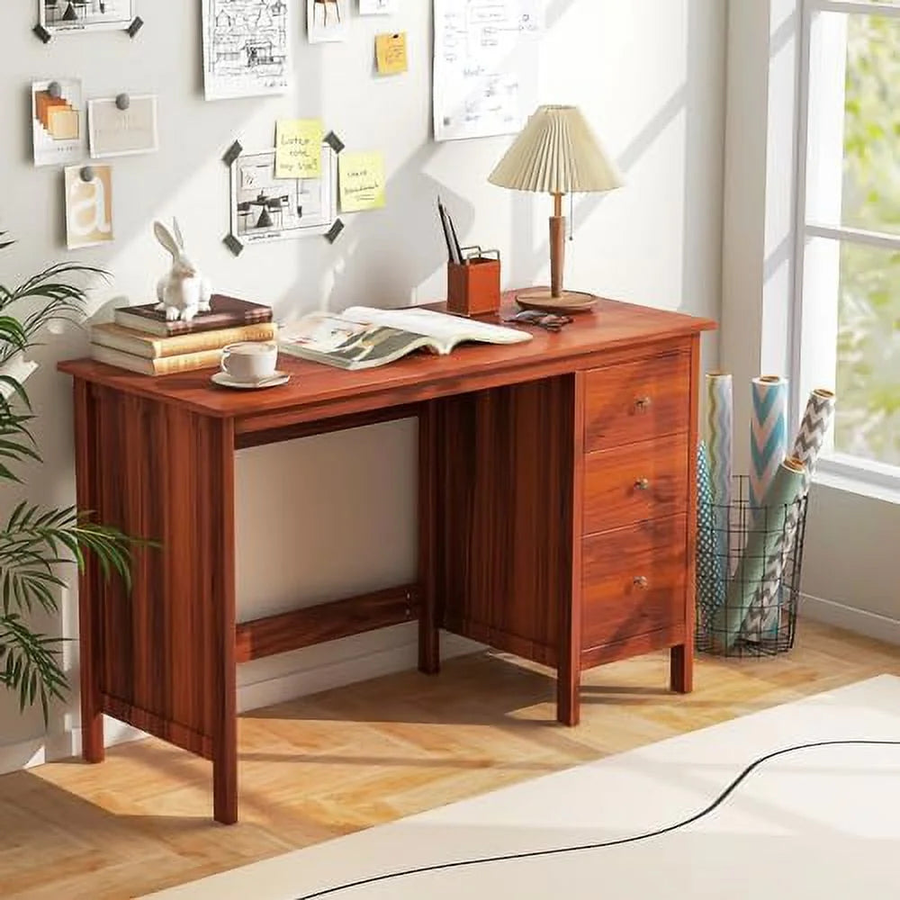 Black Desk with Drawers Z1060
