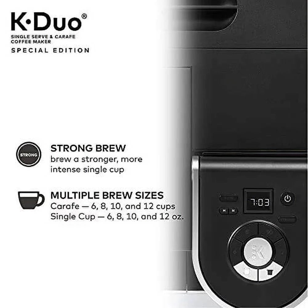 Single Serve K-Cup Pod & Carafe Coffee Maker E704271