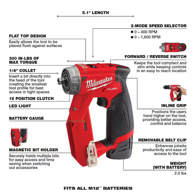 12V Lithium-Ion Brushless Cordless 4-in-1 3/8 in. Drill Driver Kit with 6.0 Ah Battery E783