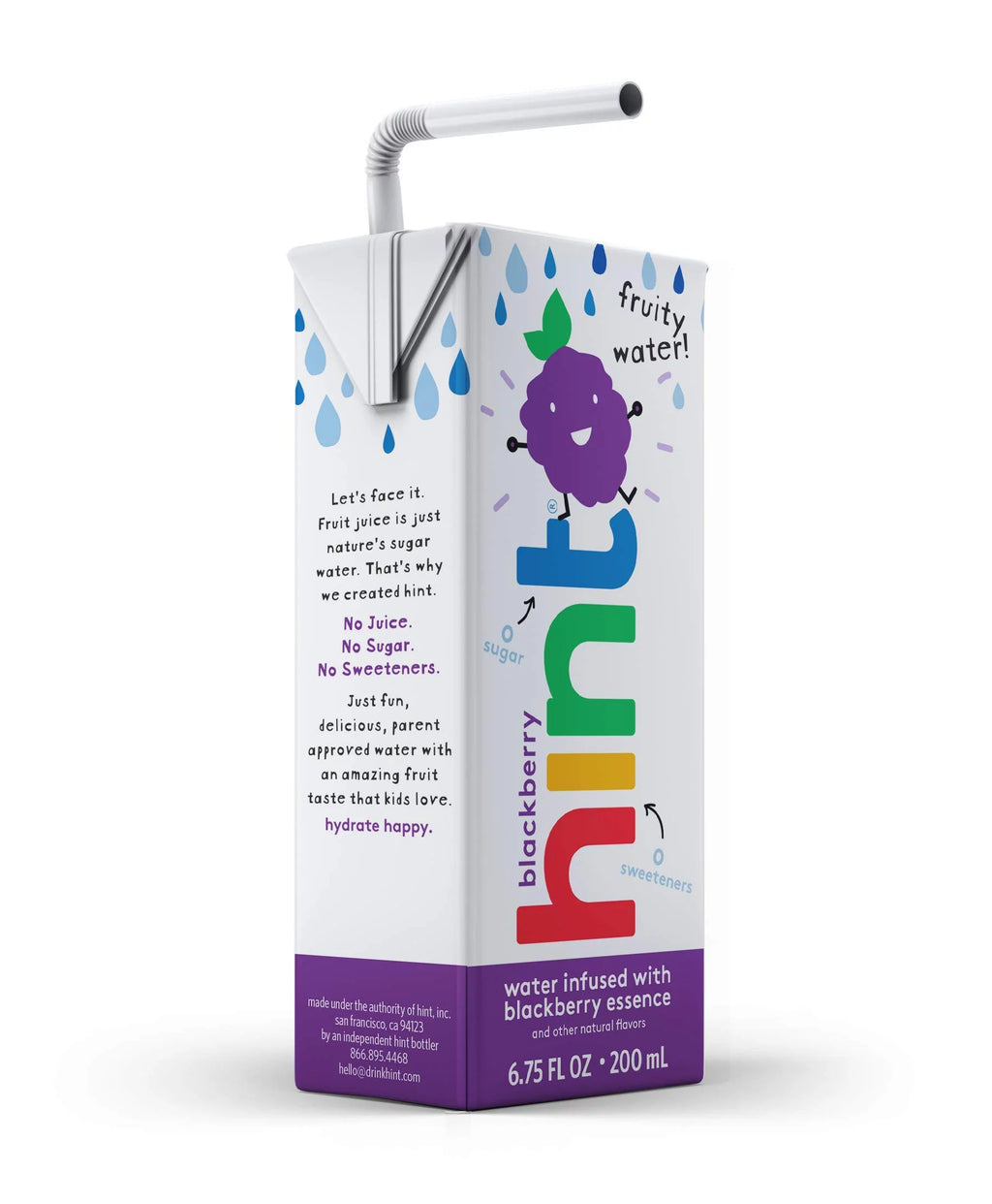 Kids Water Blackberry 32 Pack 6.75 oz Zero Sugar Z4913