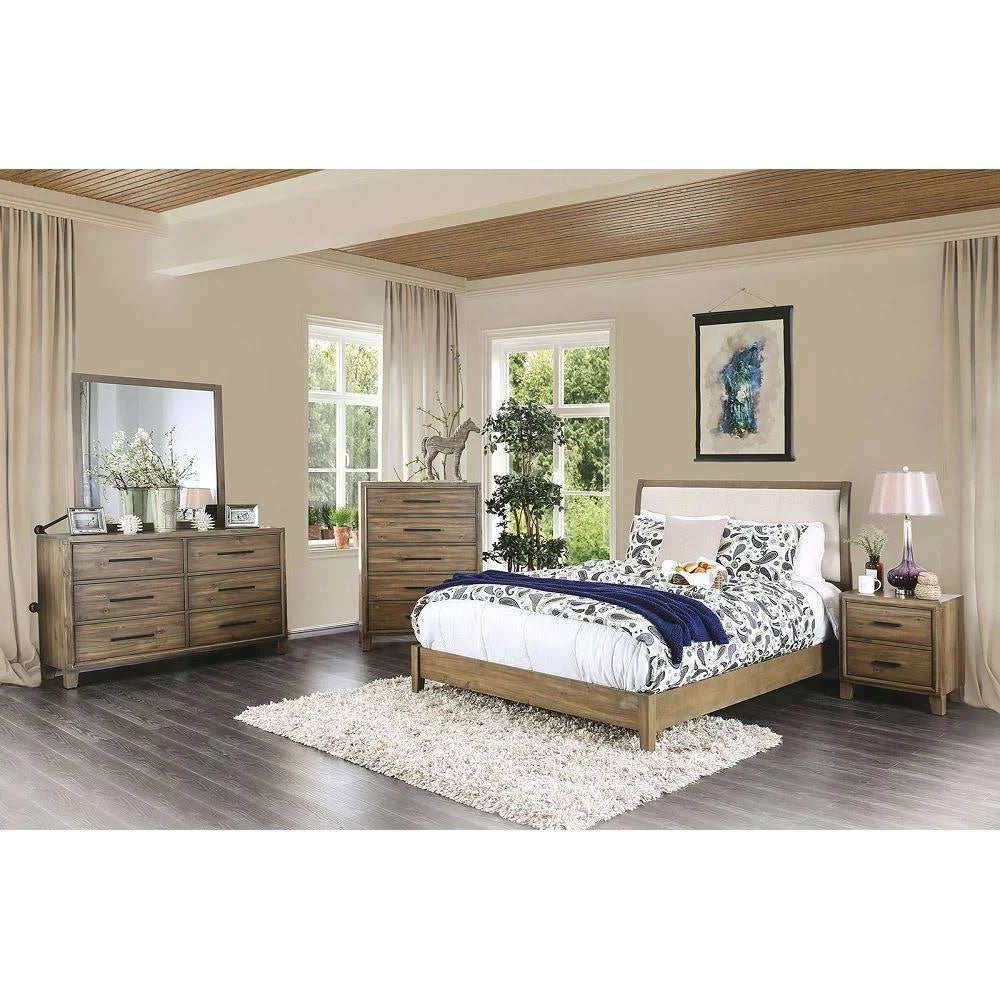 Light Oak Cal King Bed I415098