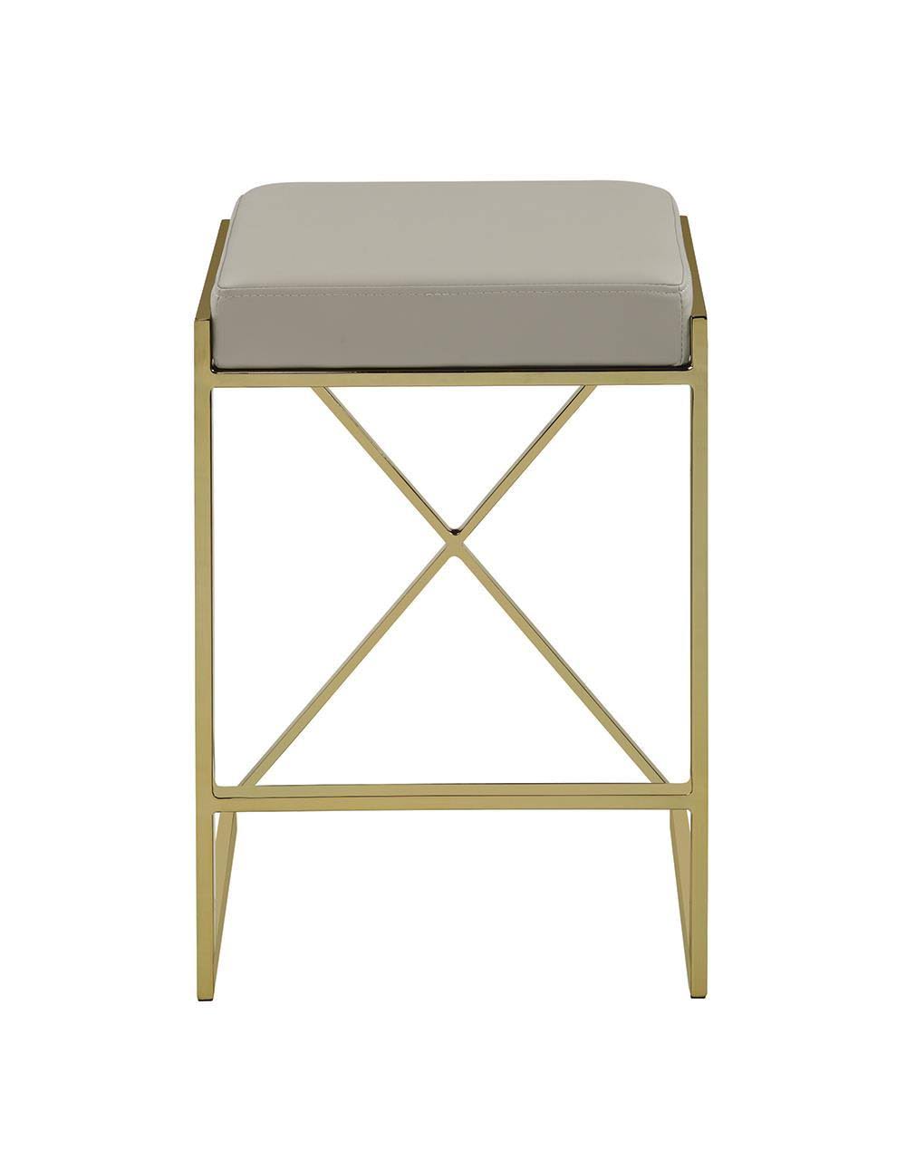 White Counter Height Stool N30011